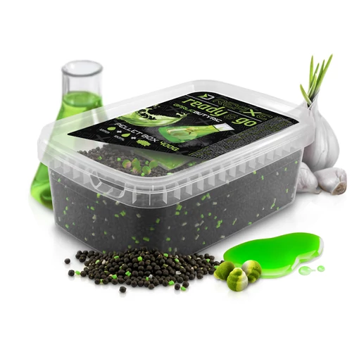 Pellet box Delphin Reaxe READY&GO Fokhagyma–Vajsav / 400g