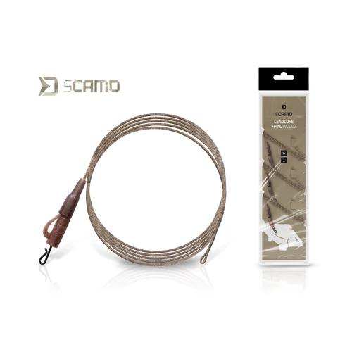 Delphin sCAMO Leadcore + PinC WOODZ előke / 3db 1m