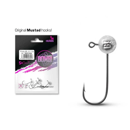 Delphin Micro jig fej BOMB! / 5db 1g-8
