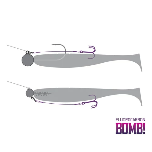 Delphin BOMB! Twisto RIGS Fluorocarbon / 3db