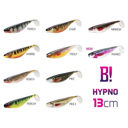 Delphin BOMB! Gumihal HYPNO / 2db 13cm/3D MINNOW