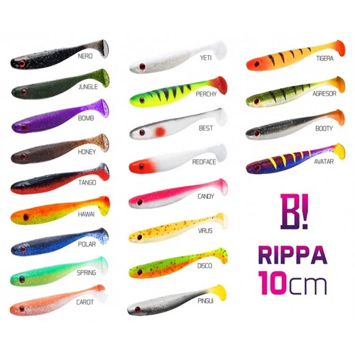 Delphin BOMB! Gumihal Rippa / 5db 10cm/POLAR