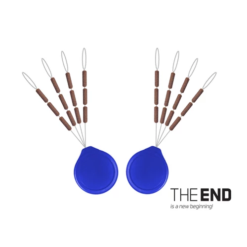 Delphin THE END Volfrám stopper / 24db 2x7mm / G-ROUND