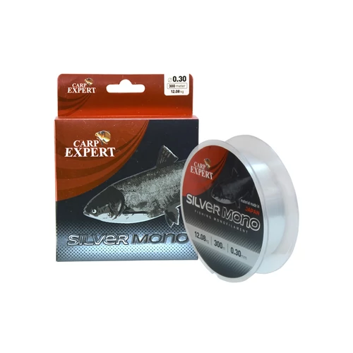 Carp Expert Silver Carp 300m/Spool Transparent 0.40mm 20,14Kg