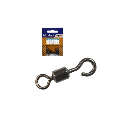 Mustad Open Eye Rolling Swivel 10 10db/csomag