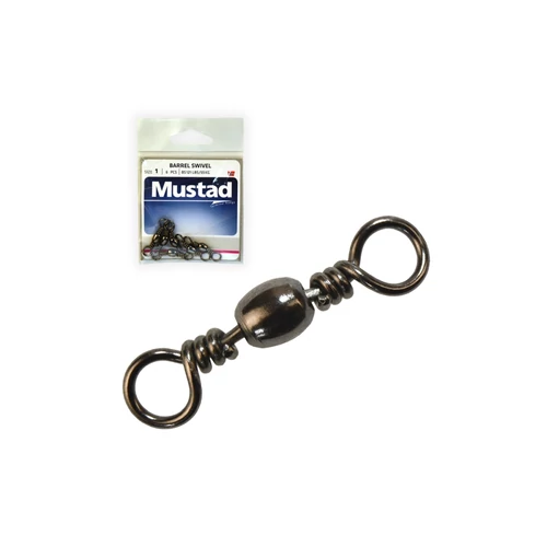 Mustad Barrel Swivel 10 10db/csomag
