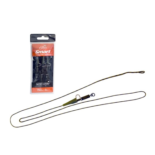 Carp Expert Előkötött Távdobó Leadcore Szerelék Karikás Forgóval 3 db/csomag