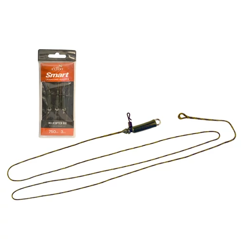 Carp Expert Előkötött Leadcore Helicopter Szerelékgyorskapoccsal 3 db/csomag