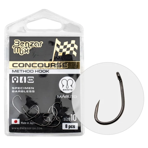 Benzár Concourse Method Specimen Barbless Horog 10 8db/cs