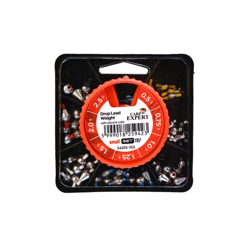 Carp Expert Small Betétes Cseppólom Készlet 0,5-2,5g Natur 115g