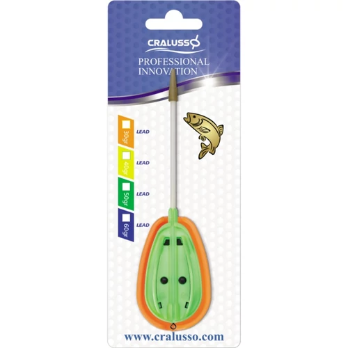 Cralusso Fluo Zöld Rocket Method Kosár+Töltő (1+1 db/cs) 30g