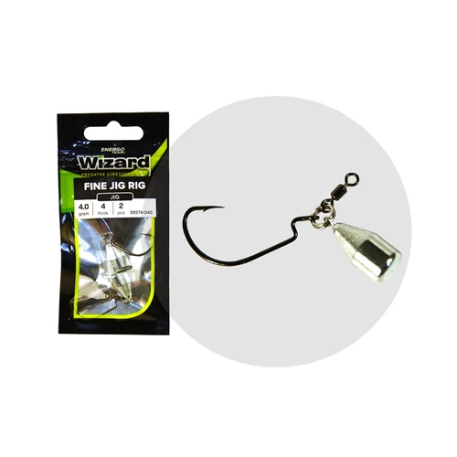 Wizard Fine Jig Rig 4G 4 2/Pcs/Bag
