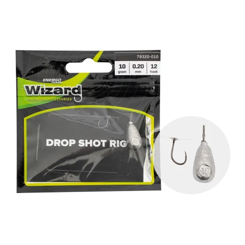 Wizard Dropshot Leader Light 10g 0.20 12Es Horog