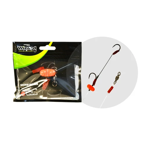 Wizard Monster Surface Livebait Double Monobraid Rig 7/0+ 9/0 Round