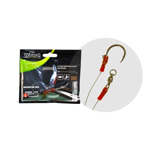 Wizard Monster Classic Braid Rig 9/0 Round
