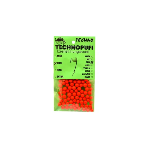 Technopufi Színes Midi Eper