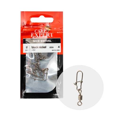 Carp Expert Hengeres Forgó Nice Kapocsal 4-Es 8db/cs