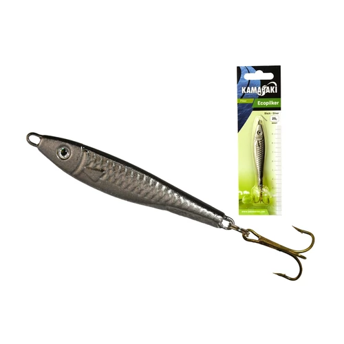 Kamasaki Ecopilker 25g Fekete/Ezüst