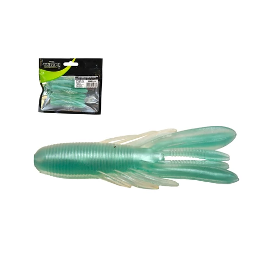 Wizard Bassgrub Clear-Green 7cm 5Pcs/Bag