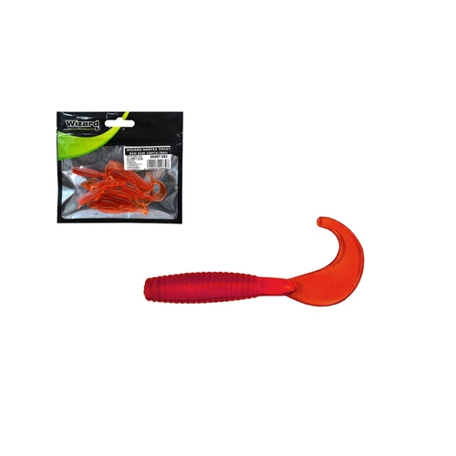 Wizard Harpex Twist Red 5cm 10Pcs/Bag