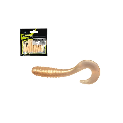 Wizard Harpex Twist Peach 5cm 10Pcs/Bag