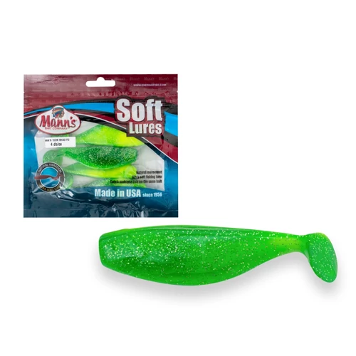 Mann S 10cm Shad Fchsg 3db/cs.