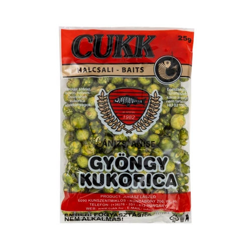 Cukkgyöngykukorica Nagy Zöld