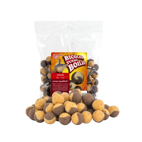 Benzar Turbo Bicolor Boilie Hal-Szilva 250g 16mm