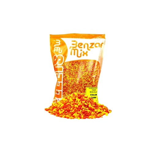Benzar Mix Micropellet Feeder 800g Color Carp Mix 1.5mm