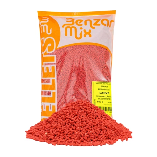 Benzar Mix Micropellet Feeder 800g Szúnyog Lárva 1.5mm