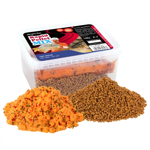 Benzar Rapid Pellet Mix 1200gr Ponty-Kárász