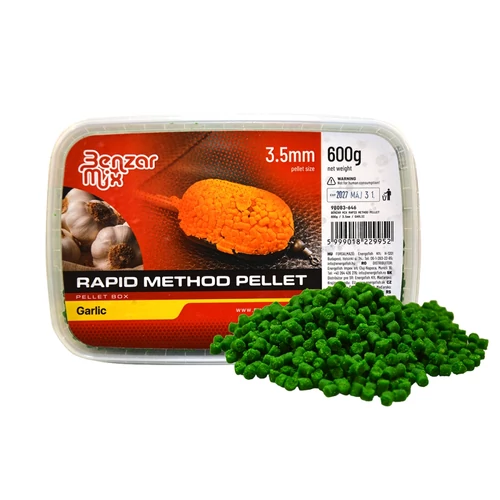 Benzar Rapid Method Pellet Fokhagyma 3,5mm 600gr