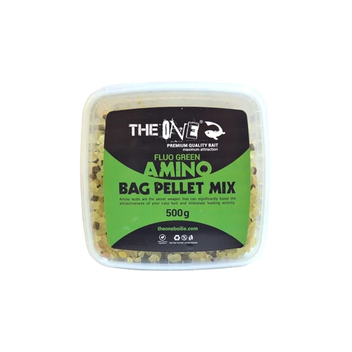 The One Amino Bag Pellet Mix Fluogreen 500gr