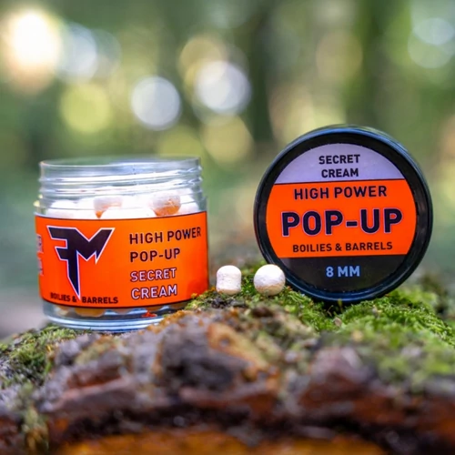 Fm High Power Pop-Up Boilies & Barrels 8 mm Secret Cream