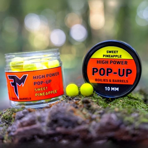 Fm High Power Pop-Up Boilies & Barrels 10 mm Sweet Pineapple