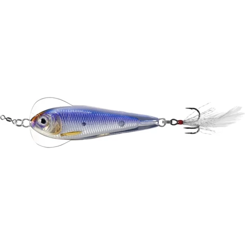 Livetarget Flutter Shad Jigging Spoon Silver/Violet 50 mm 11g