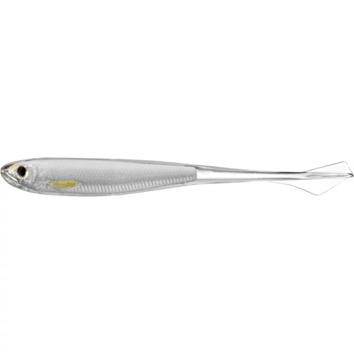 Livetargetghost Tail Minnow Dropshot Bait Silver/Pearl 95 mm