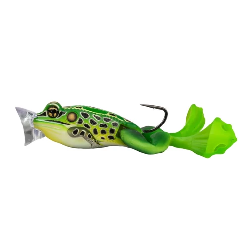 Livetarget The Ultimate Frog Popper Baitgreen / Yellow 50mm 21G Floating