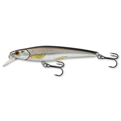 Livetarget Rainbow Smelt Jerkbait Silver/Black 91mm 9G Suspend