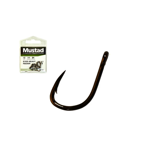 Mustad Ultra Np Eyed Heavy Feeder Eyed Barbed 8 10db/csomag
