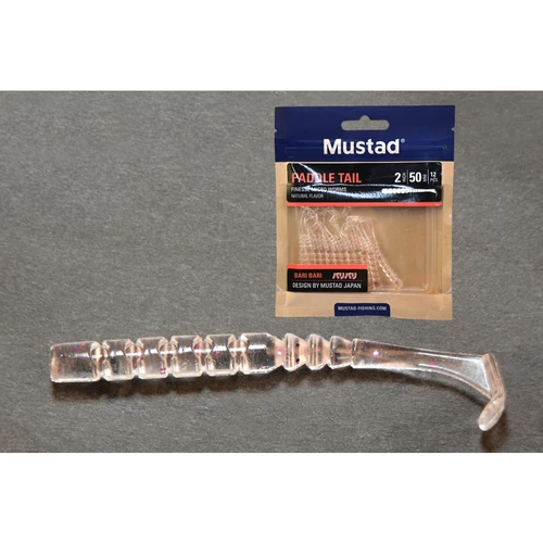 Mustad Aji Paddle Tail 2 Clear Purpleglitter 12db/csomag