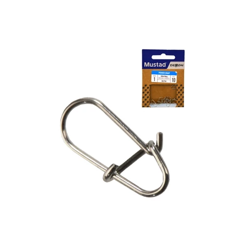 Mustad Power Lure Snap 2 10db/csomag