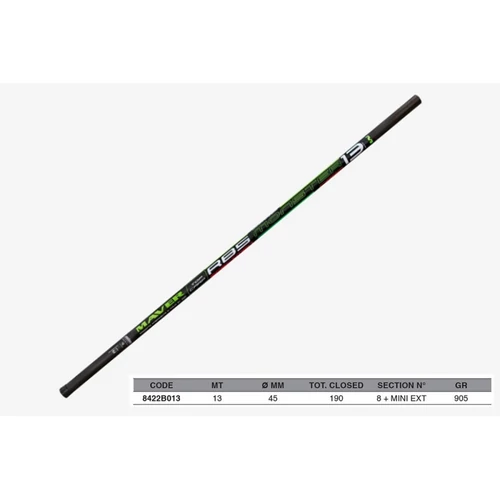 Maver Pole Monster Carp 13M W/Mini Ex.
