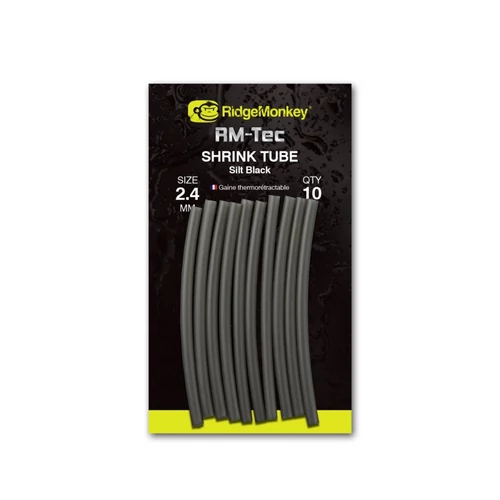 Ridgemonkey Connexion Shrink Tube Zsugorcső Silt Black 2.4mm 10Db