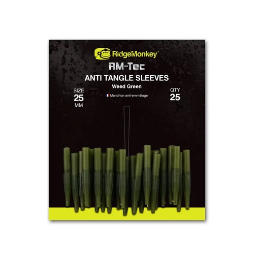 Ridgemonkey Rm-Tec Anti-Tangle Weedgreen Shortgubancgátlósgumihüvely