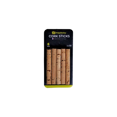 Ridgemonkey Combi Bait Drill Spare Cork Sticks 6mm Parafa Rúd 10Db
