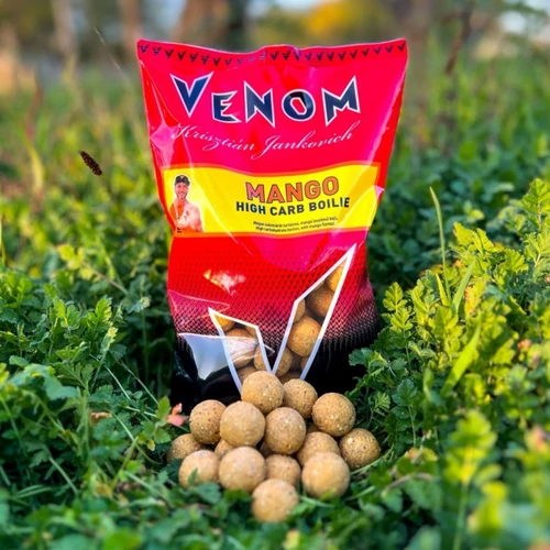 Venom High Carb Boilie 24 mm Mango