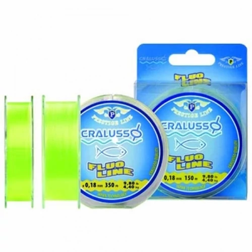 Cralusso Zsinór Fluo Sárga Prestige 0,22 mm 350 M
