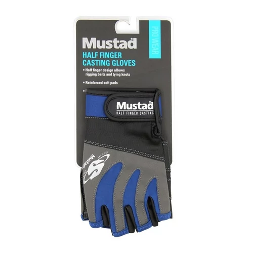 Mustad Ujjatlan Kesztyű M