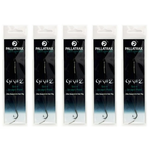 Pallatraxgripz Straight Point Hair Ri gs Size 6 15Lb Braid